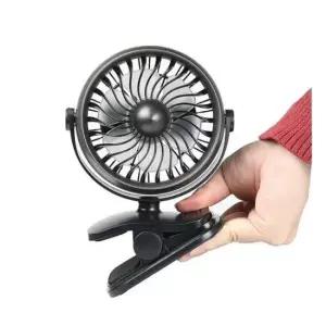 캠핑선풍기 집게형 유모차 선풍기 탁상용 클립 터보팬