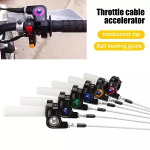 유니버설 22mm 오토바이 그립 퀵 트위스트 스로틀 핸들 (혼다 가와사키 야마하 스즈키 KTM 핏바이크 더트