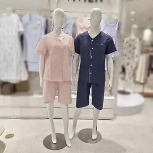 [비비안]폴리서커 솔리드 커플 파자마세트 WP8895BMP8895B_s