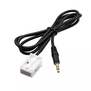 차량용 Aux 케이블 3.5MM MP3 오디오 어댑터 푸조 307 308 408 407 507 세가 트라이엄프 시트로엥 C5 C2