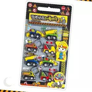 건설 현장 작업 차량 모형 장난감 덤프트럭 크레인 로더 어린이 역할 놀이 중장비