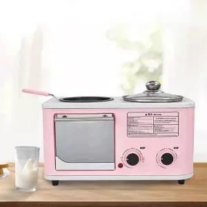 가정용 오븐 빵 토스터 전기 아침 식사 기계 다기능 3-in-1 계란 만들기