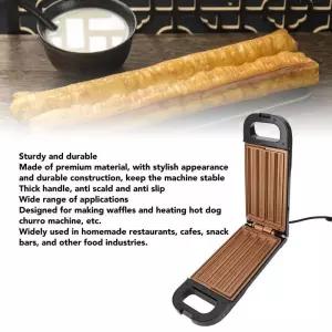 전기 츄로 메이커 기계 850W 양면 가열 논스틱 간편 세척 다기능 (와플 스틱용)