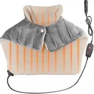 목 어깨 허리 를 위한 온열 패드 12볼트 무게 자동차 전기 담요 45분 자동 차단 여성 남성을 크리스마스