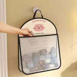 수납주머니 걸이식 행거 메쉬 정리주머니