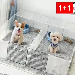 펫 하우스 강아지 고양이 철재 울타리 케이지 이동장 방