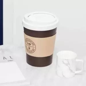 커피컵 휴지통 3L 사무실휴지통 디자인휴지통 사무실쓰레기통