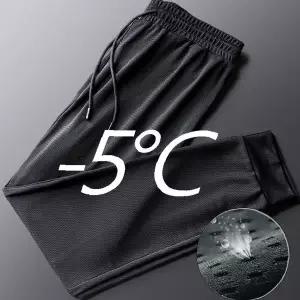 남성 여름 냉감 쿨링 팬츠 빅사이즈 긴바지 반바지 시원한 아이스 소재 허리밴딩