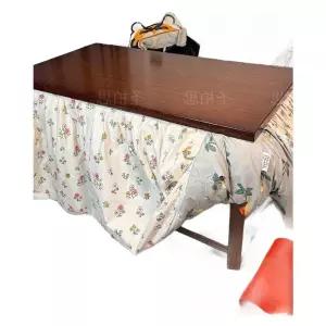 난방테이블 입식 일본식 담요 책상 120cm 온열 난로 플란넬