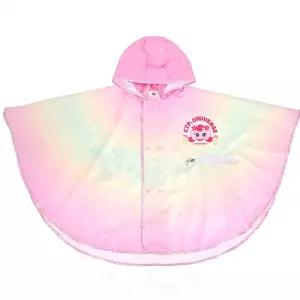 어린이 우비 판초형 캐릭터 프린팅 레인코트 유아 아동 비옷 후드 방수 야외활동용