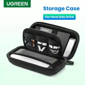 UGREEN 하드 디스크 드라이브 케이스 2.5 인치 외장형 휴대용 HDD SSD 박스 보조베터리 보관 여행용 가방