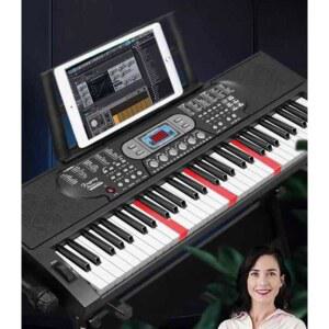 초보용 전자 올겐 입문용 미니 선물 신디사이저 포함입니다. 블랙 기본판+대형 포함입니다