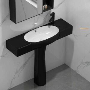 세면대 긴다리 간이세면대 임시 하부프레임 호텔 옥외 세면기, 교체 대형 사각 원통형