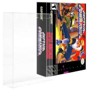 SNES 및 N64 게임 박스용 요요부 15팩 비디오 프로텍터 u2013 투명 플라스틱 슬리브 커버 0.35mm 리지드 PE