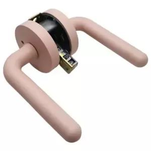 화장실문고리 아이방 핑크 도어락 방문손잡이 문고리