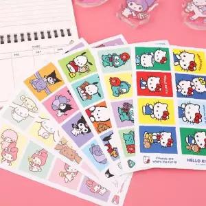 데코 스티커 60p 포토 디자인 캐릭터 그림 꾸미기 다이어리 노트 앨범 장식