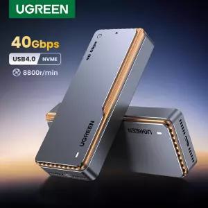 UGREEN 40Gbps NVMe SSD 케이스 인클로저 M.2 to USB4.0 어댑터 (M.2 NVME PCIE용) 내장 쿨링 베스트