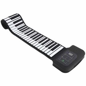 키보드 피아노 롤업, 실리콘 88 키 롤업 핸드 롤 교육용 휴대용 접이식 피아노, 초보자용 터치 컨트롤 패널