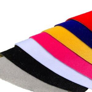 20X15CM 20X145CM 40X145CM 자체 접착 벨벳 무리 라이너 쥬얼리 종이 공예 패브릭 스티커 여러 가지 빛깔의