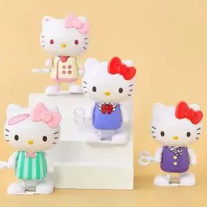 태엽 작동 미니 피규어 8p 고양이 캐릭터 디자인 컬렉션 장난감 인테리어 소품