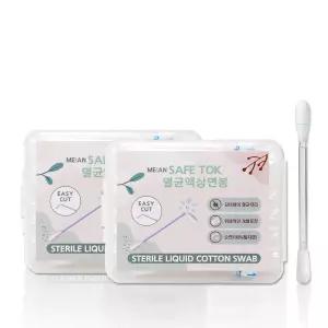 ME:AN 세이프톡 멸균액상면봉 1통(60개입) 소독면봉 면봉 귀지 귀속