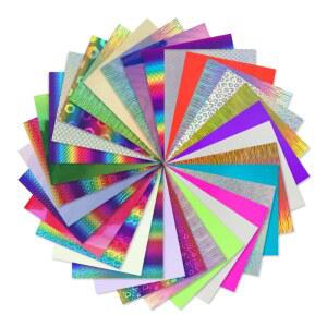 접착식 비닐 시트 선물 카드 장식용 절단 기타 커터와 함께 작동 32 가지 색상 12 10 19