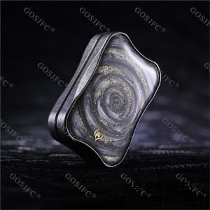 피콕 오라 샌드 슬림 프로 무제한 푸시 슬라이더 스테인레스 스틸 티타늄 지르코늄 릴리프 장난감 성인용