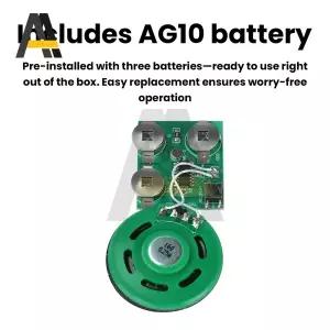 사운드 보드 녹음 모듈 DIY 인사말 카드 및 공예품용 60초 재생 배터리 사전 설치됨