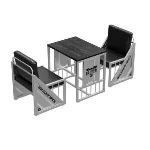 실버 철제 테이블 소파 사이드테이블 삼각 탁자 스텐 분위기 3종 WILL