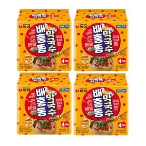 농심 배홍동막국수 16개입 메밀 비빔국수