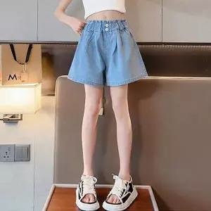 [보리보리/도나루카]주름데님치마바지