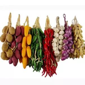 가짜 고추 마늘 모형 감자 오이 고구마 마트 옥수수