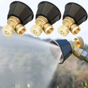 20PCS 농업용 사이클론 에어 보텍스 조절 가능한 노즐 고압 스프레이 가능 방풍 분무 도징 분무기