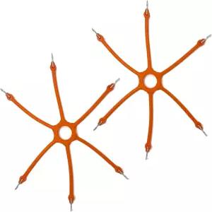 0218 세미 트럭 스노우 체인 고무 조절기 스파이더 번지 - 대형 타이어 텐셔너 2종 세트 맘슨 테크