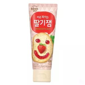 튜브형 딸기 과일잼 100g 4p 빵 토스트 토핑 간편 아침식사 간식 디저트용