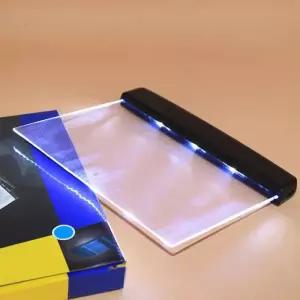 북라이트 독서등 LED 북 라이트 스마트 조명기 야간 독서용 투명