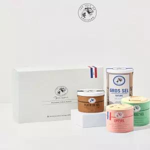 그뤼상 프리미엄 혼합 5p 선물세트 (그로스셀+플러드셀 2개+셀펑 가릭+셀펑 에피) 소금 천일염 시즈닝 [원산지:프랑스]