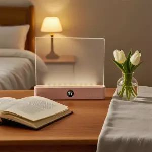 북라이트 독서등 LED 패널 눈 보호 야간 학생용 실내 충전식 2 in 1 야간등