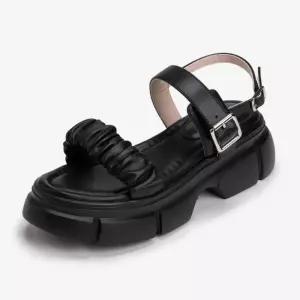 에스콰이아 HC12 여성 통굽 샌들 에스콰이아 여성 통굽 샌들 YAEMSD806BK YAEMSD806