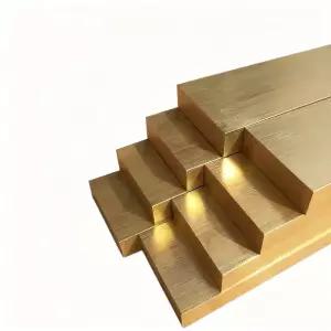 구리바 구리 막대 1개 H59 황동 바 15mmx35mmx100mm06인치x14인치x39인치 선반 가공 파이프라인용 고강성