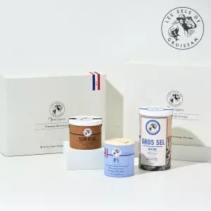 그뤼상 프리미엄 천일염 3p 선물세트 (그로스셀+플러드셀+셀펑내츄럴) 소금 천일염 토판염 [원산지:프랑스]