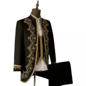 남자 중세 무대의상 유럽 턱시도 남성 뮤지컬 셔츠 연극