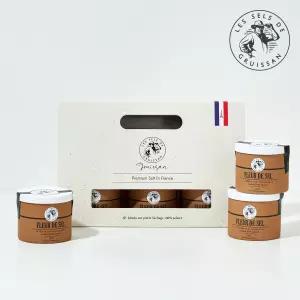 [꽃소금] 그뤼상 플러드셀 125g 3개 선물패키지 [원산지:프랑스]