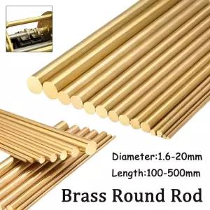구리바 구리 막대 황동 원형 지름 16-20mm 핸들 와이어 튜브 제작용 길이 100-500mm