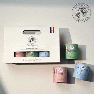 [고운소금] 그뤼상 셀펑 내츄럴+가릭+에피 250g 3종 선물패키지 [원산지:프랑스]