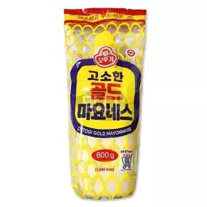 고소한 마요네즈소스 800g 대용량 샌드위치 샐러드 요리 가정용 업소용 튜브형