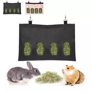 토끼 건초 주머니 가방 먹이 사료 밥그릇 식기 대형 lwi3+4jKI