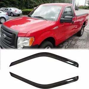 VICOJETOR 92068 2pcs 윈도우 바이저 방수 측면 통풍구 레인 가드 디플렉터 보기 좋은 이지 인스톨 카