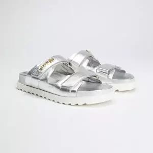 [게스슈즈]게스 파블로나 실버 슬리퍼