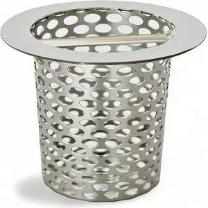 2인치 바닥 배수 스트레이너 커머셜 316 스테인리스 스틸 필터 4인치 높이 공장 주방 병원 공장용 휴대용